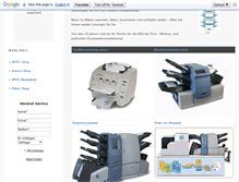 Tablet Screenshot of kuvertiermaschine.com